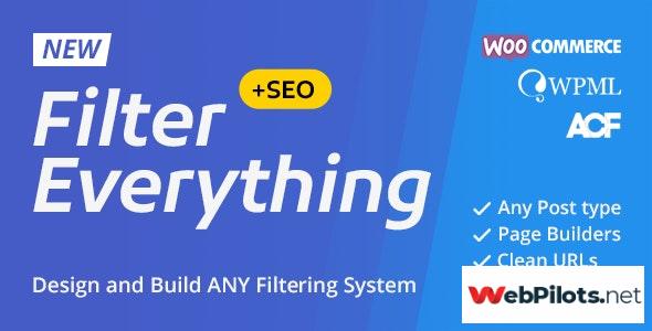 Filter Everything WordPress WooCommerce products Filter