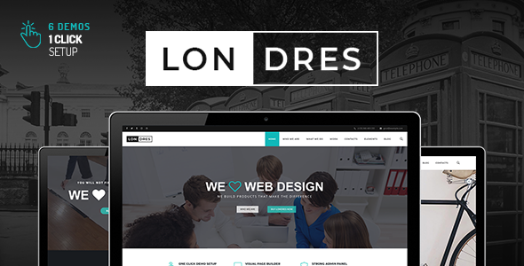 Londres Stylish Multi Concept WordPress Theme