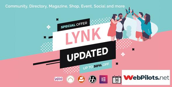 Lynk Social Networking and Community Theme