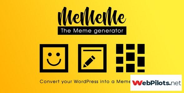 MeMeMe The Meme Generator WP Plugin