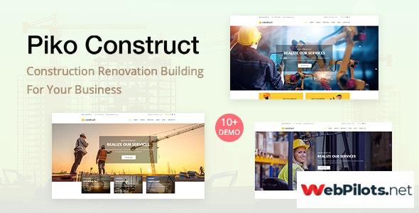 Piko construct Construction WordPress Theme