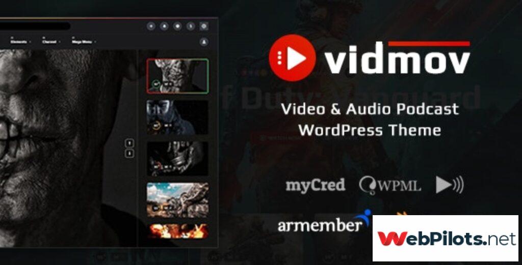 VidMov v1.1.9 - Video WordPress Theme 9 VidMov Video WordPress Theme