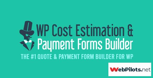 WP Cost Estimation Payment Forms Builder